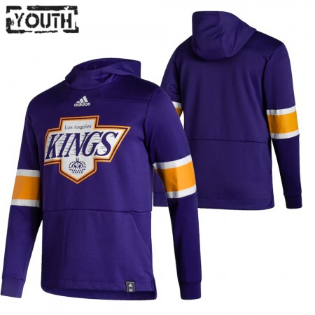 Kinder Eishockey Los Angeles Kings Blank 2020-21 Reverse Retro Pullover Hooded Sweatshirt